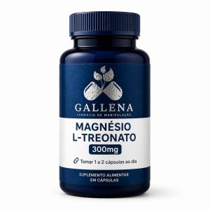 Magnésio L-Treonato 300mg - 120 CÁPSULAS