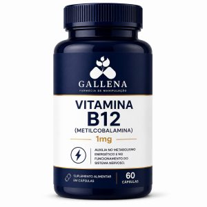 Vitamina B12 (METILCOBALAMINA) 1mg - 60 Cápsulas