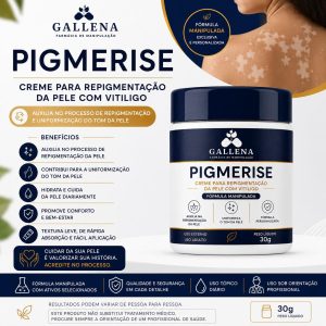 Pigmerise (Creme para Repigmentação da pele com Vitiligo) 30g