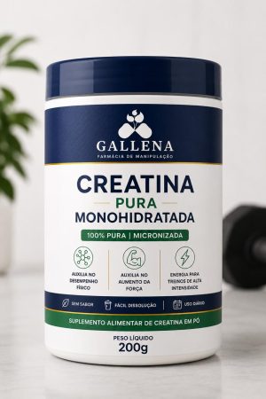 Creatina Pura Monohidratada 200g